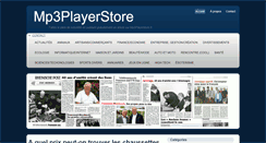 Desktop Screenshot of mp3playerstore.fr